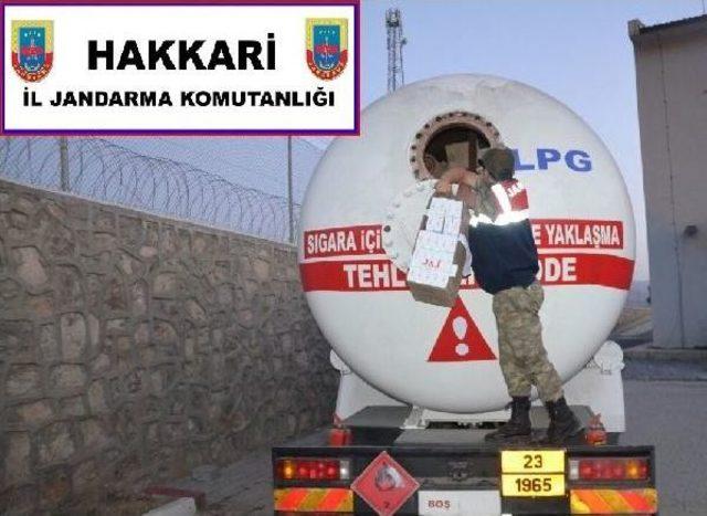 Çukurca'da 144 Bin 450 Paket Kaçak Sigara Ele Geçirildi