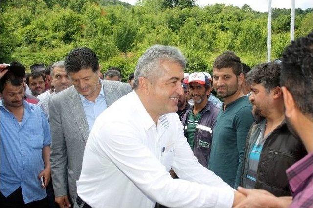 Bartın’da Madencilerin İş Bırakma Eylemi