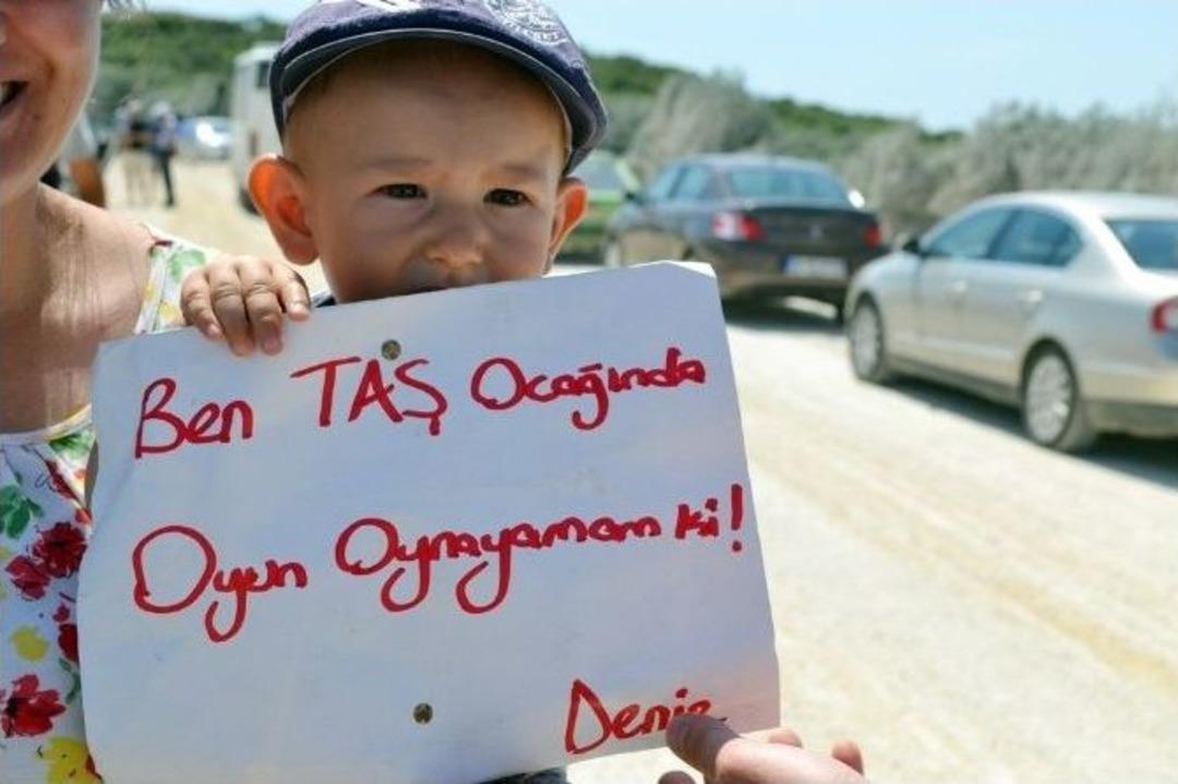 K&ouml;yl&uuml;lerin Taş Ocağı Tepkisi