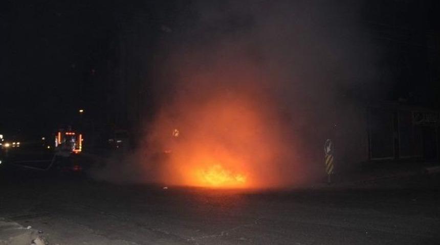 Gaziantep&rsquo;te Patlama Sonrası Yangın &Ccedil;ıktı