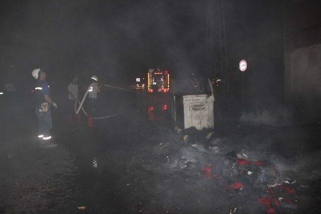 Gaziantep’te Patlama Sonrası Yangın Çıktı