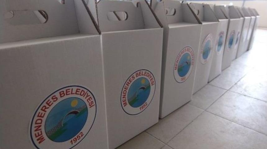 Menderes Belediyesi&rsquo;nden İhtiya&ccedil; Sahibi Ailelere Bayram Yardımı