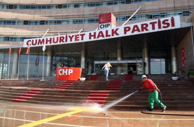 Chp Genel Merkezi’Nde Koalisyon Görüşmesi Öncesi Temizlik