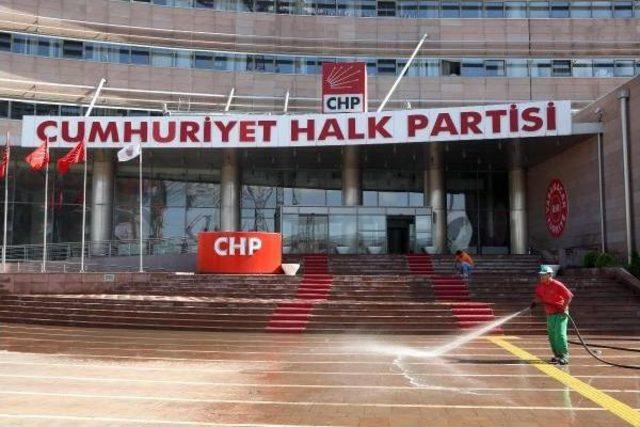 Chp Genel Merkezi’Nde Koalisyon Görüşmesi Öncesi Temizlik