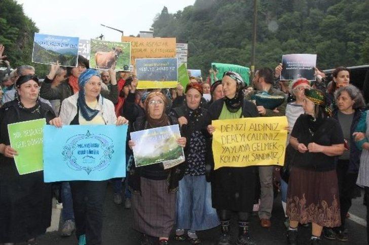 Rize’de ’yeşil Yol’ Protestosu G1