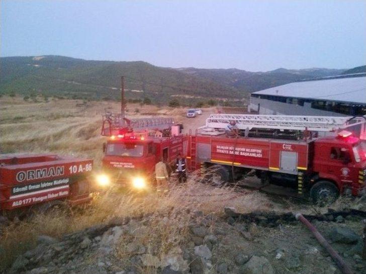 Balıkesir’de Saman Deposu Sabah Kadar Yandı G1