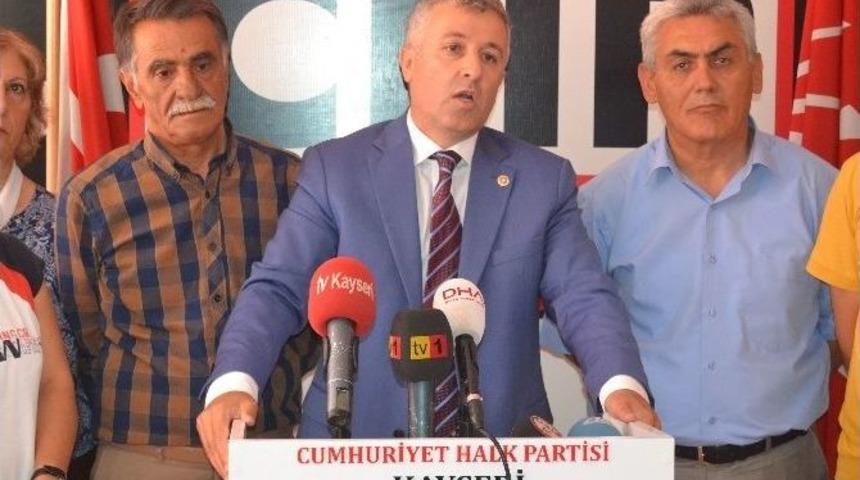 Chp Kayseri Milletvekili &Ccedil;etin Arık: