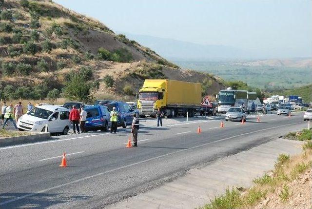 Yolcu Otobüsünde Yangın