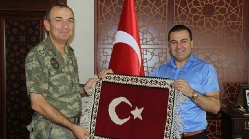Erciş Garnizon Komutanı Ataberk&rsquo;in Veda Ziyaretleri