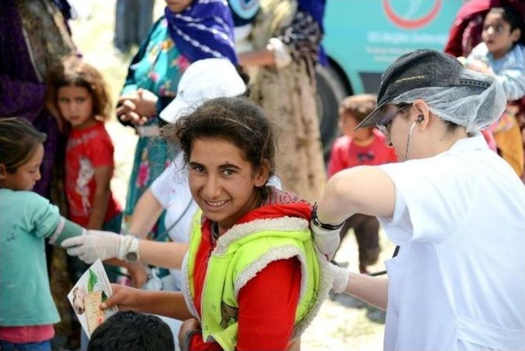 Mevsimlik İş&ccedil;i &Ccedil;ocuklarına Sağlık Taraması