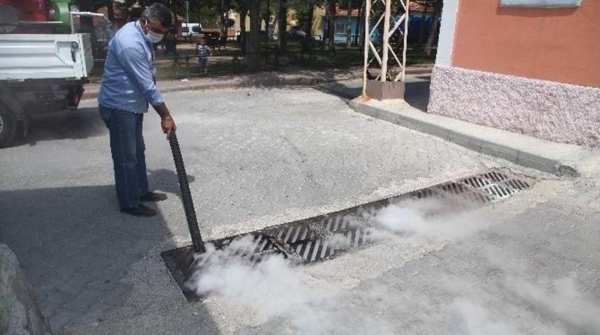 Odunpazarı&rsquo;nda İla&ccedil;lama &Ccedil;alışmaları Devam Ediyor