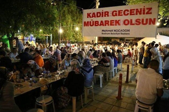 Bodrum Belediyesi Sahur Yemeği Verdi