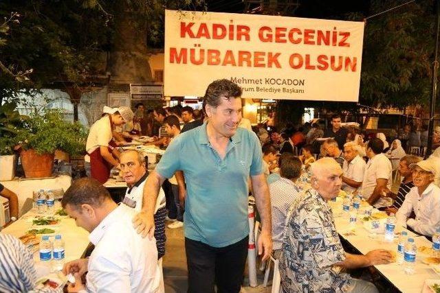 Bodrum Belediyesi Sahur Yemeği Verdi