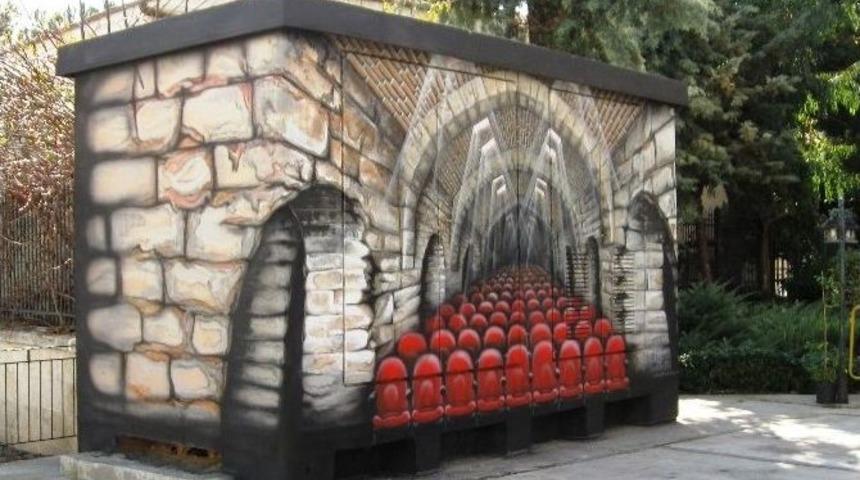 Alanya&rsquo;da Trafo Binaları Sanatsal &Ccedil;alışmalarla G&uuml;zelleşiyor