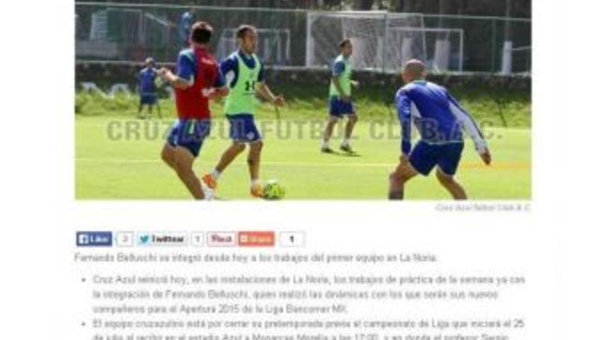 Fernando Belluschi Yeni Takımıyla İlk Antrenmanına &Ccedil;ıktı