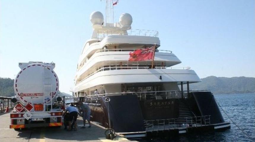 Kral Abdullah&rsquo;ın Mega Yatı Marmaris&rsquo;te