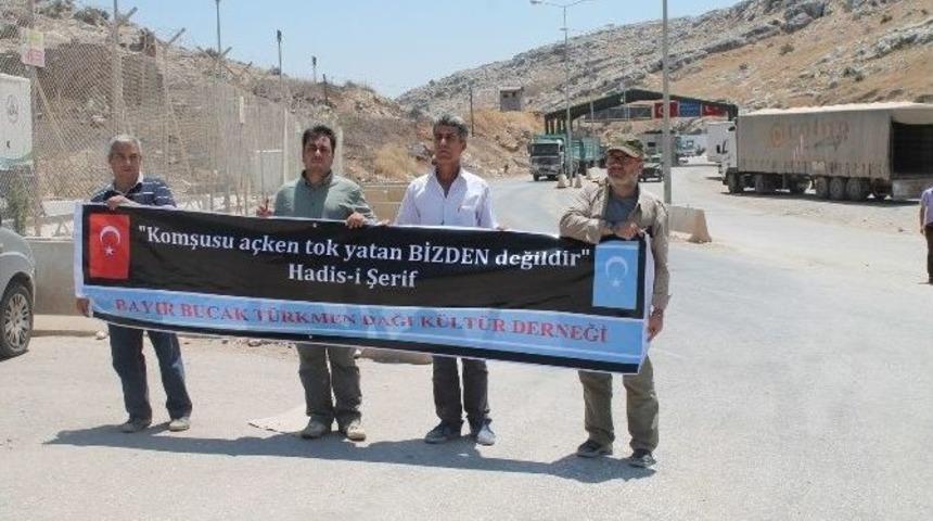 B&uuml;y&uuml;kşehir&rsquo;den T&uuml;rkmenlere Kadir Gecesi Gıda Ve Su Desteği