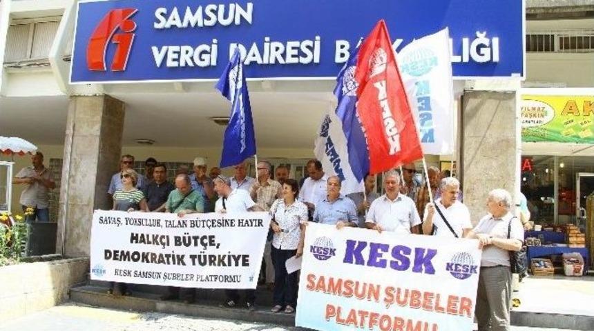 Kesk&rsquo;ten Toplu S&ouml;zleşme Talepleri İ&ccedil;in Eylem
