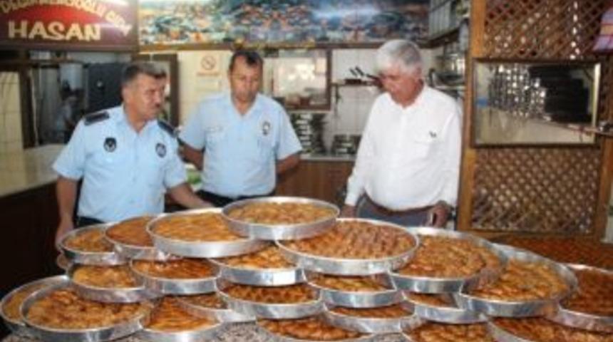 80 Katlı Baklavaya Bayram Denetimi