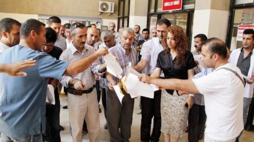 Şanlıurfa&rsquo;Da Memurlardan Protesto