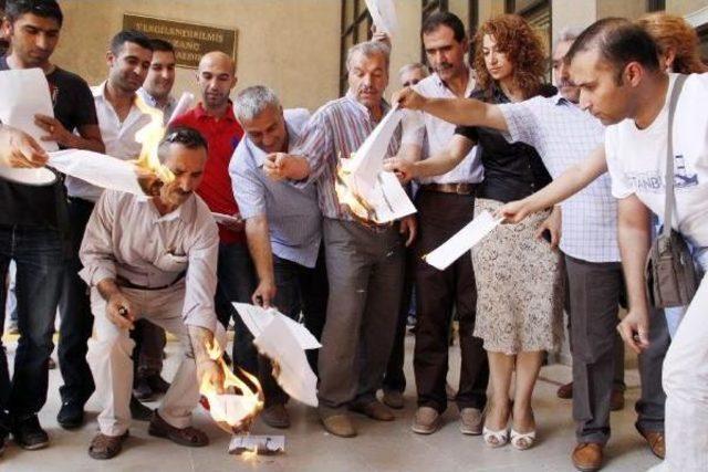 Şanlıurfa&rsquo;Da Memurlardan Protesto 1