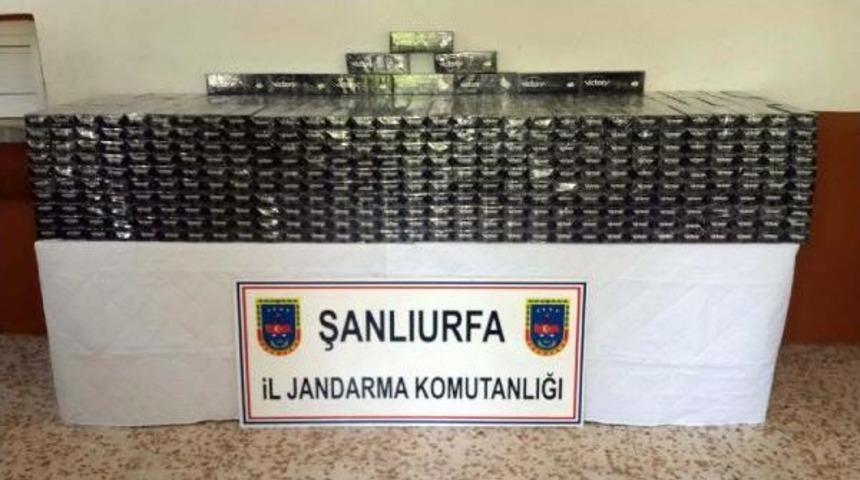 Şanlıurfa&rsquo;Da 14 Bin 620 Ka&ccedil;ak Sigara Ele Ge&ccedil;ti