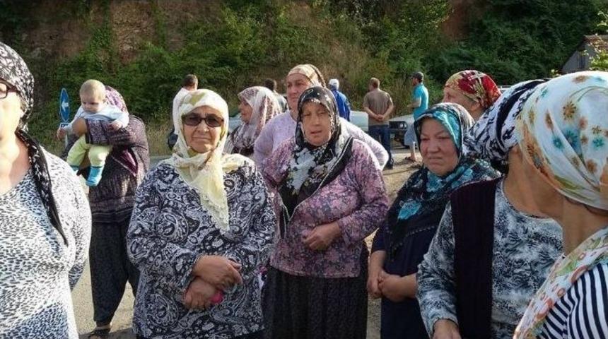 Sel Mağdurları K&ouml;pr&uuml;y&uuml; Trafiğe Kapattı