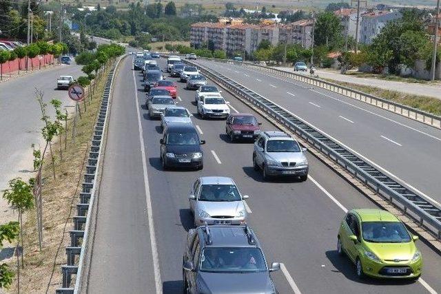 İstanbul Trafiği Keşan’a Aktı