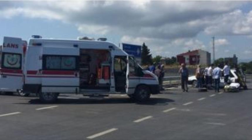 Sinop&rsquo;ta Trafik Kazası: 1 Yaralı