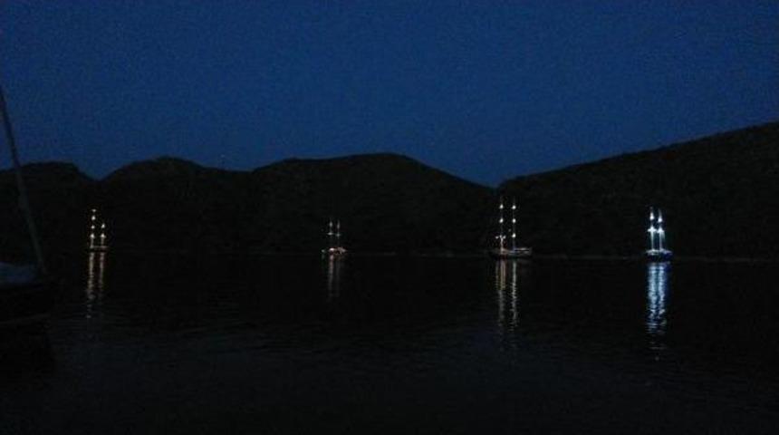 G&uuml;ney Ege Koyları Yatlarla Doldu