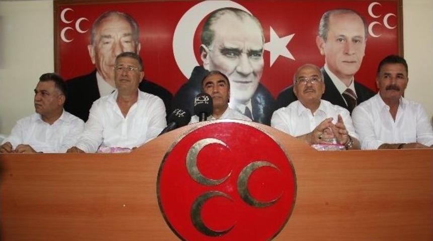 Mersin&rsquo;de Mhp&rsquo;li Milletvekilleri Partililerle Bayramlaştı