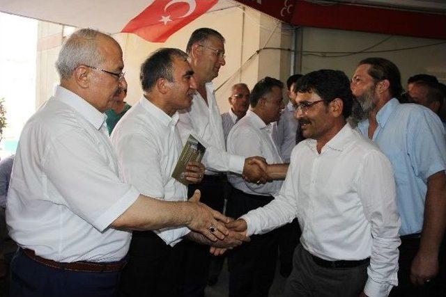 Mersin’de Mhp’li Milletvekilleri Partililerle Bayramlaştı