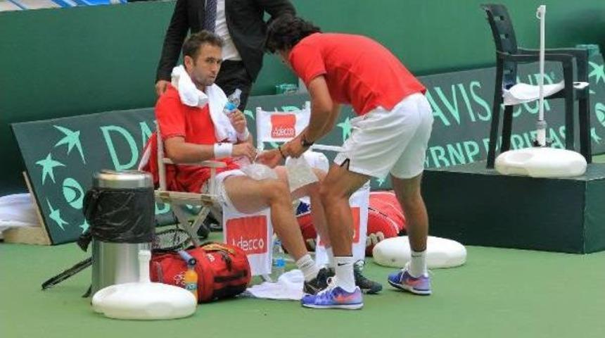 Davis Cup Marsel İlhan'ın Galibiyetiyle Başladı