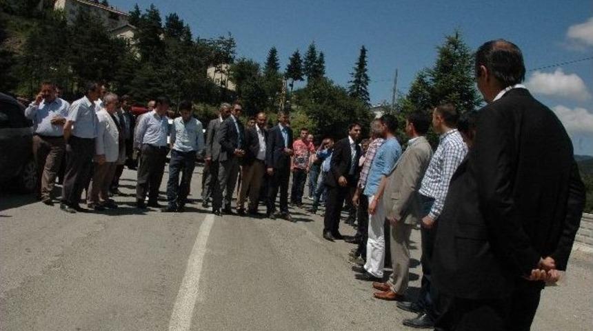 K&uuml;re Kaymakam&rsquo;ı Şahin Kazancı Konvoy Eşliğinde Uğurlandı