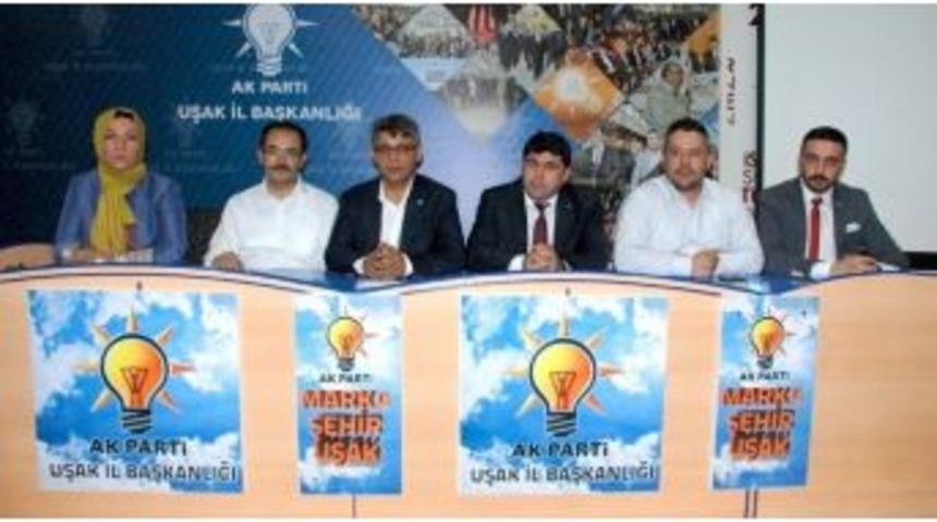 Ak Parti Uşak Teşkilatının Bayramlaşmasında &Ouml;nemli Mesajlar