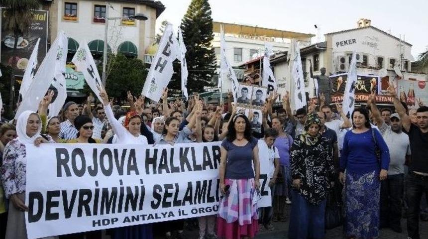 Antalya&rsquo;da &rsquo;rojava&rsquo; Y&uuml;r&uuml;y&uuml;ş&uuml;