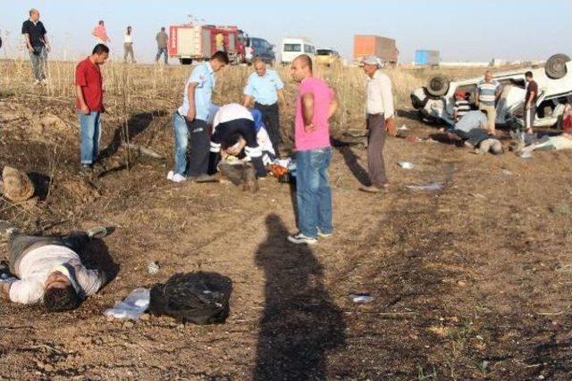 Nusaybin'de Kaza: 10'u Iraklı 12 Yaralı