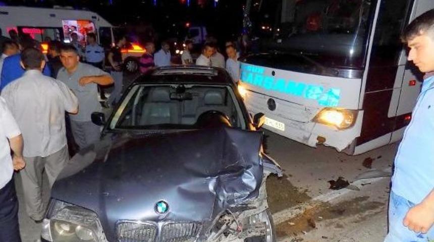 &Ccedil;orum'da Zincirleme Kaza: 3 Yaralı