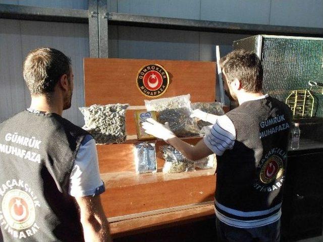 Gümrük Ekipleri 5 Kilo 425 Gram Uyuşturucu Ele Geçirdi