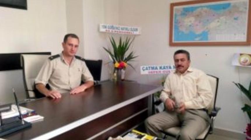 Başkan Tutal&rsquo;dan Askerlik Şubesi Başkanına Ziyaret