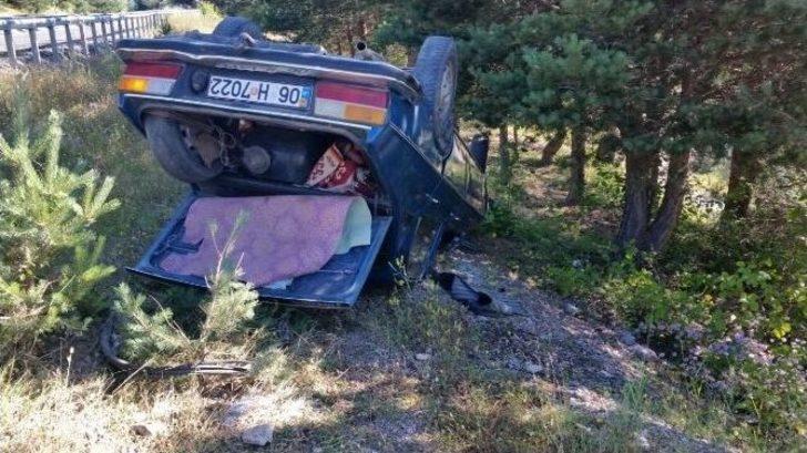 Küre’de Otomobil Takla Attı: 3 Yaralı G1