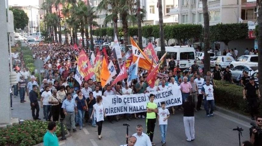 Suru&ccedil;&rsquo;taki Bombalı Saldırı Protesto Edildi