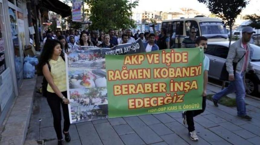 Suru&ccedil; Saldırısı Kars'ta Protesto Edildi