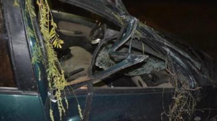 Otomobil Takla Attı, Sürücü Öldü