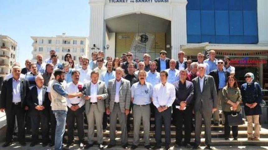 Van'da Stk'lardan Saldırıya Kınama