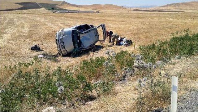 Gurbetçi Ailenin Otomobili Takla Attı: 8 Yaralı