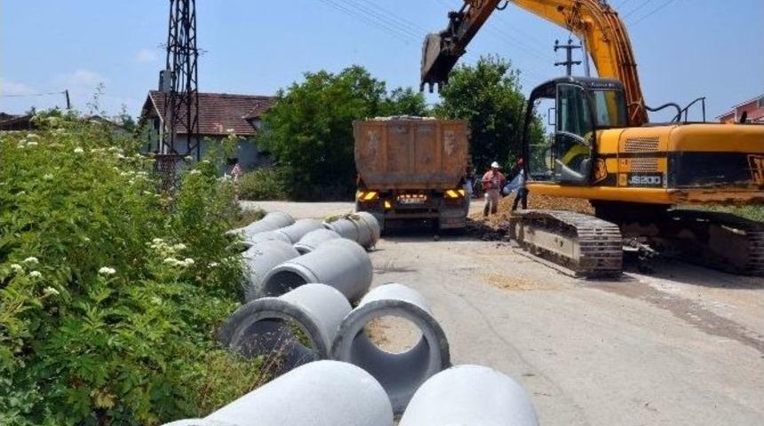 D&uuml;zce&rsquo;ye 25 Bin Metre Yağmur Suyu Hattı