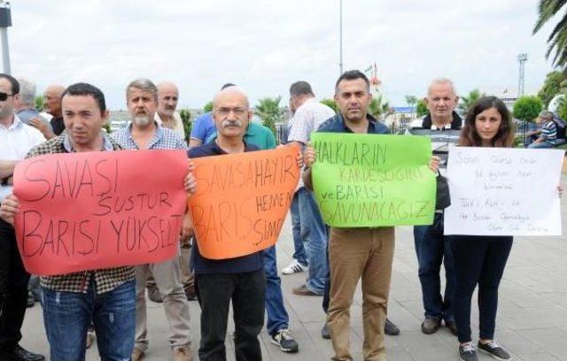 Giresun’Da Teröre Tepki Eylemi