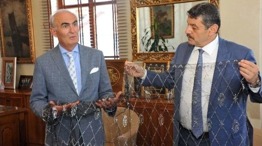 Bartın Belediye Başkanı Akın, Başkan Yılmaz&rsquo;ı Ziyaret Etti