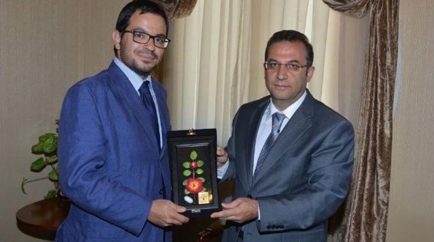 Konsolos Lannuzzi&rsquo;den Vali T&uuml;rker&rsquo;e Ziyaret